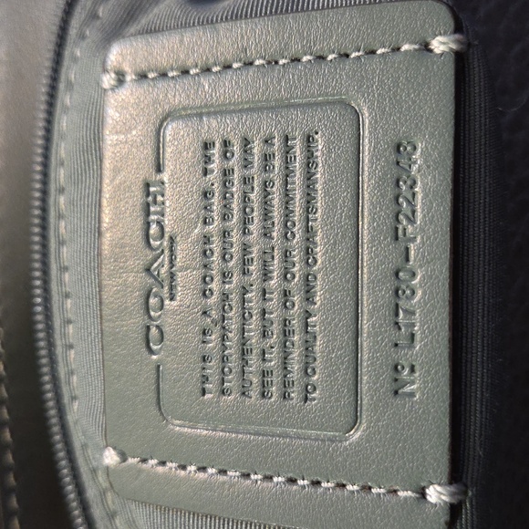 Coach Faye Carryall F22348 2017 SV/Leaf NWT $495 Retail - Picture 2 of 16